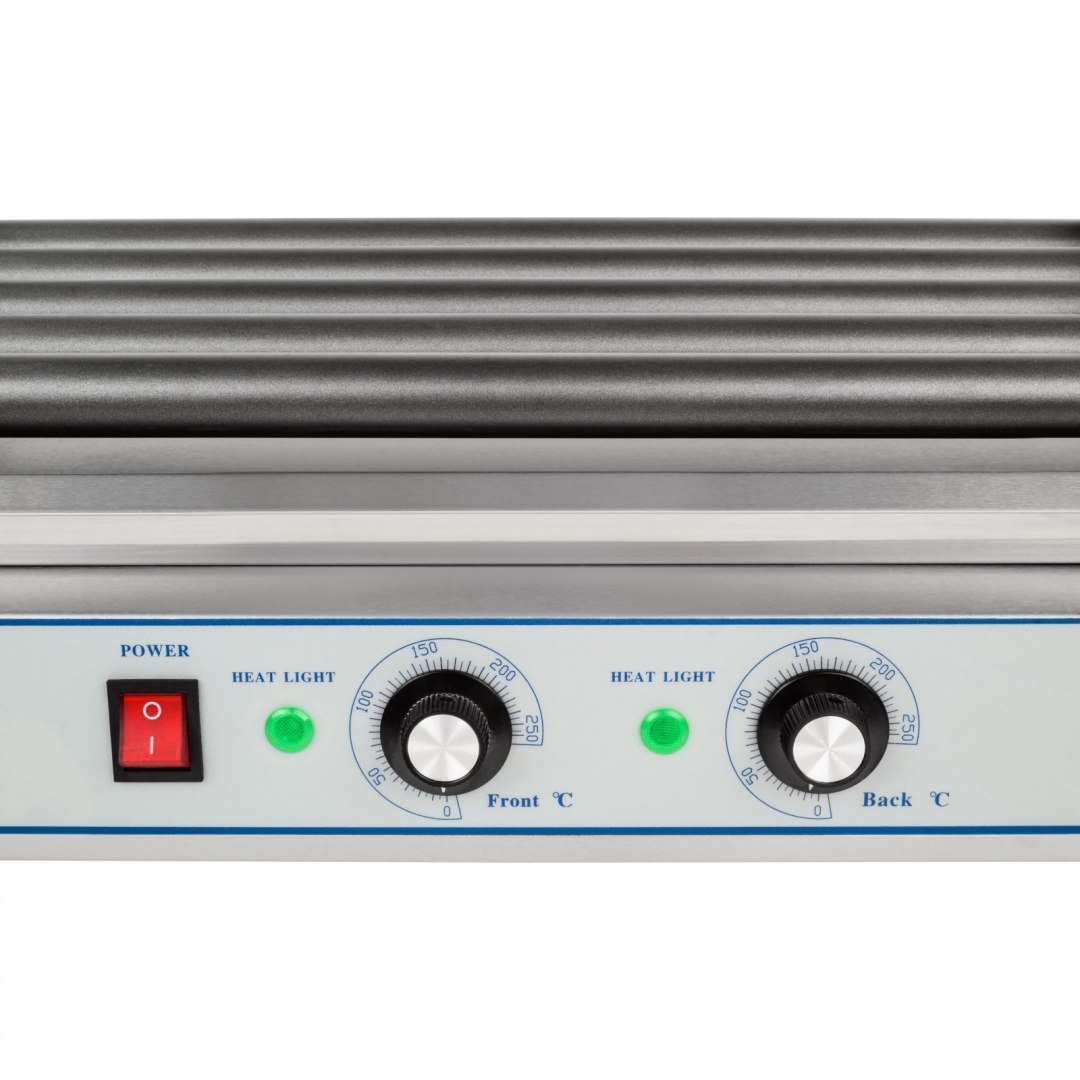 Grill rolkowy z szybą Roller grill z rolkami z teflonu 5T Royal Catering Grill rolkowy z szybą Roller grill z rolkami z teflonu 5T Royal Catering