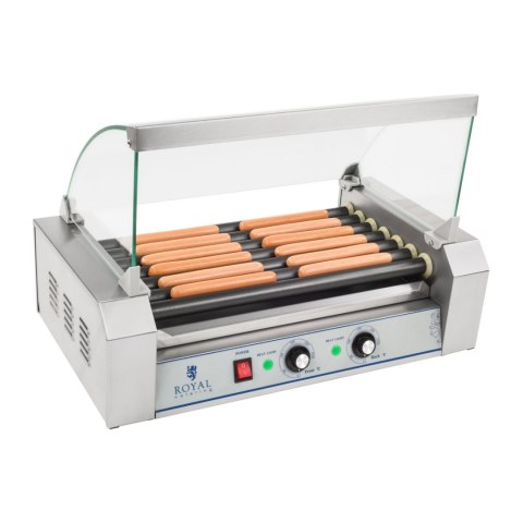 Grill rolkowy z szybą Roller grill z rolkami z teflonu 7T Royal Catering Grill rolkowy z szybą Roller grill z rolkami z teflonu 7T Royal Catering