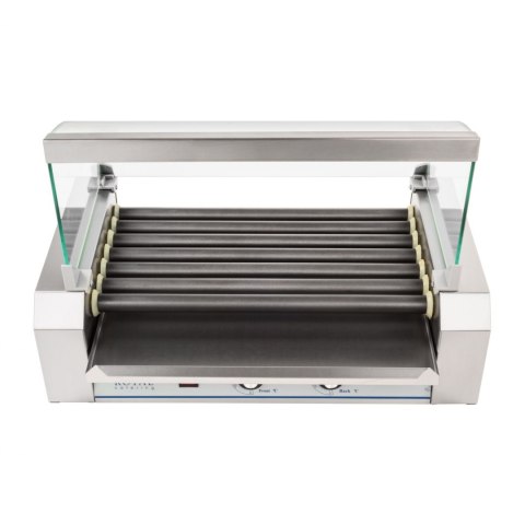 Grill rolkowy z szybą Roller grill z rolkami z teflonu 7T Royal Catering Grill rolkowy z szybą Roller grill z rolkami z teflonu 7T Royal Catering