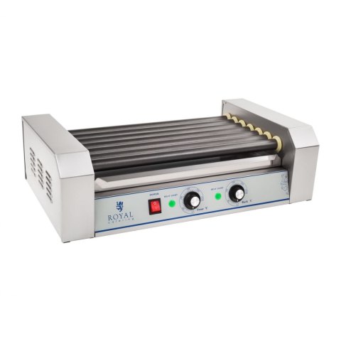 Grill rolkowy z szybą Roller grill z rolkami z teflonu 7T Royal Catering Grill rolkowy z szybą Roller grill z rolkami z teflonu 7T Royal Catering