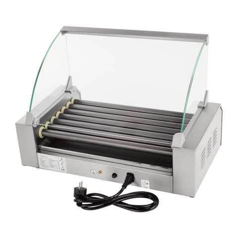 Grill rolkowy z szybą Roller grill z rolkami z teflonu 7T Royal Catering Grill rolkowy z szybą Roller grill z rolkami z teflonu 7T Royal Catering