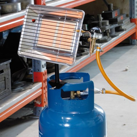 Grzejnik promiennik ciepła BRI na butlę gazową PB LPG MEVA Grzejnik promiennik ciepła BRI na butlę gazową PB LPG MEVA