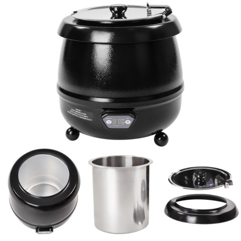 Kociołek elektryczny do zupy sterowany elektronicznie 10L Royal Catering Kociołek elektryczny do zupy sterowany elektronicznie 10L Royal Catering