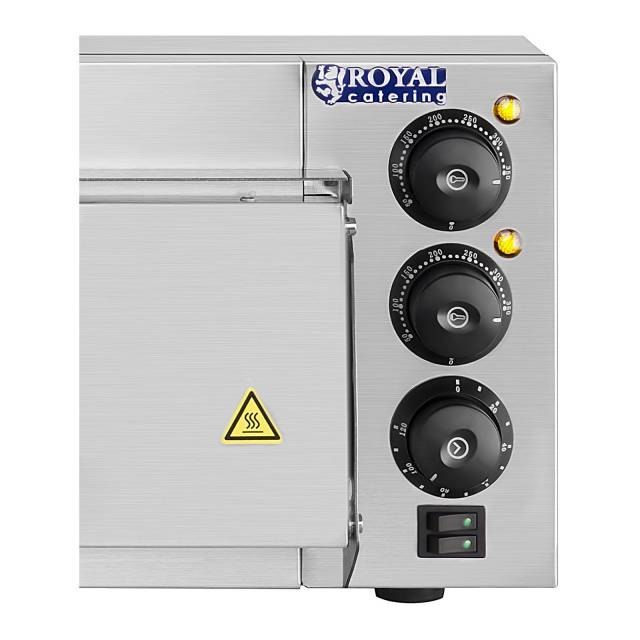 Piec do pizzy 1x40cm jednokomorowy 2000W 230V Timer 120min Royal Catering Royal Catering Piec do pizzy 1x40cm jednokomorowy 2000W 230V Timer 120min Royal Catering Royal Catering