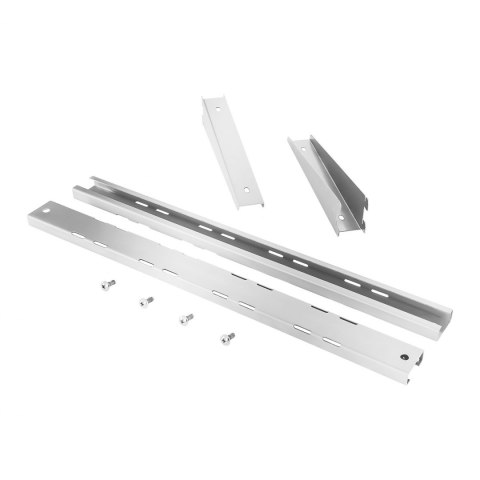 Półka ścienna stalowa wisząca podwójna z regulacją 120cm Royal Catering Półka ścienna stalowa wisząca podwójna z regulacją 120cm Royal Catering