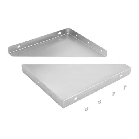 Półka ścienna wisząca stalowa nierdzewna pojedyncza 120 cm Royal Catering Półka ścienna wisząca stalowa nierdzewna pojedyncza 120 cm Royal Catering