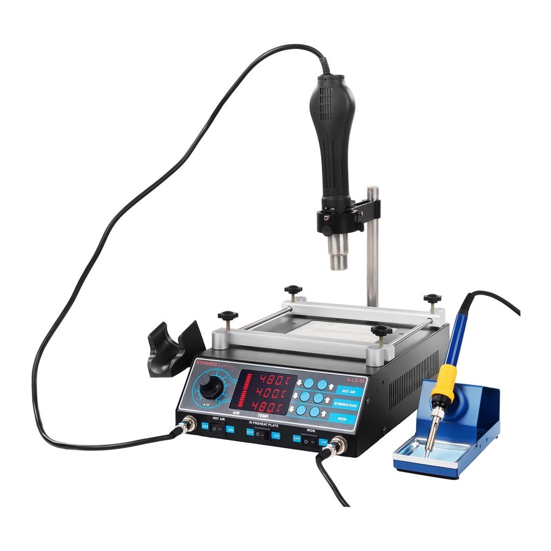 Profesjonalna stacja lutownicza Hot Air podgrzewacz BGA Preheater S-LS-10 Stamos Soldering Profesjonalna stacja lutownicza Hot Air podgrzewacz BGA Preheater S-LS-10 Stamos Soldering