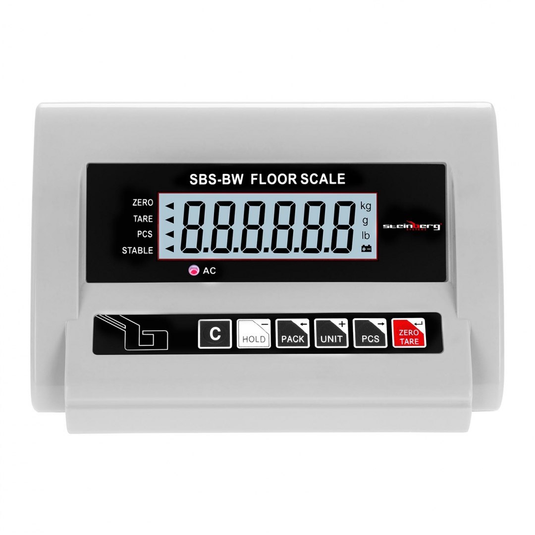 Waga platforma magazynowa bezprzewodowa WiFi SBS-BW-3T LCD do 3 ton Steinberg Systems Waga platforma magazynowa bezprzewodowa WiFi SBS-BW-3T LCD do 3 ton Steinberg Systems