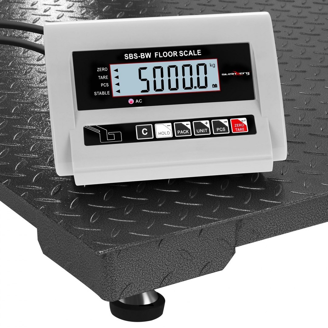 Waga platforma paletowa do magazynu SBS-BW-5T LCD do 5 ton Steinberg Systems Waga platforma paletowa do magazynu SBS-BW-5T LCD do 5 ton Steinberg Systems