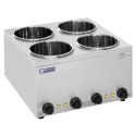 Bemar elektryczny podgrzewacz do zupy 600W 230V 4 x 3.8L Royal Catering