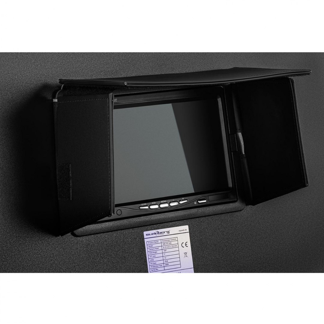 Endoskop kamera inspekcyjna LCD TFT 7'' śr. rur 40-80 mm dł. 40m Steinberg Systems Endoskop kamera inspekcyjna LCD TFT 7'' śr. rur 40-80 mm dł. 40m Steinberg Systems