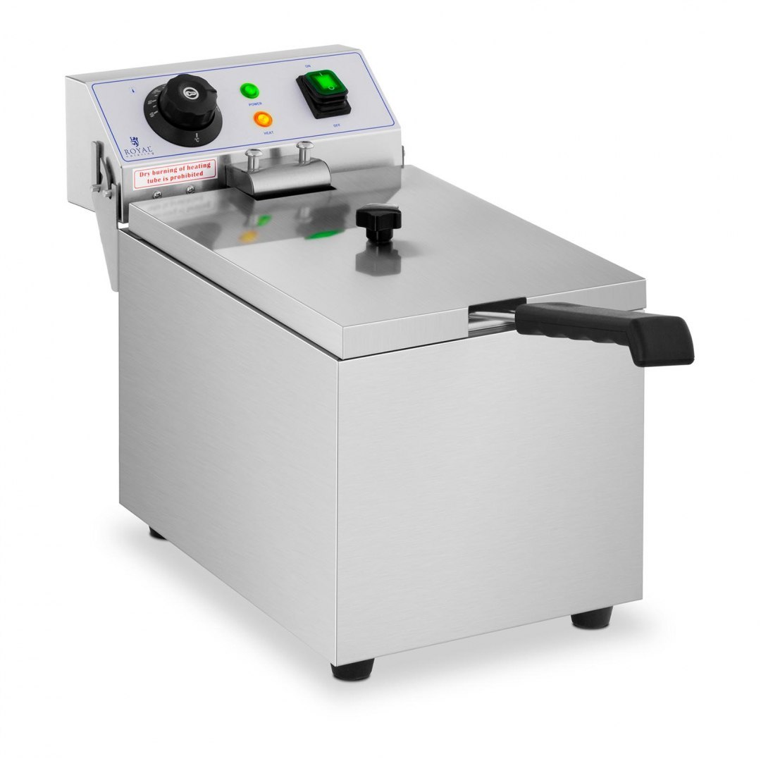 Frytownica nastawna gastronomiczna elektryczna 230 V 3200W 8 L Royal Catering Frytownica nastawna gastronomiczna elektryczna 230 V 3200W 8 L Royal Catering
