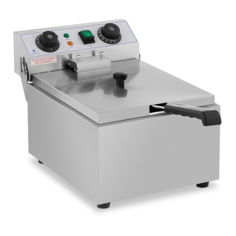 Frytownica nastawna gastronomiczna elektryczna TIMER 230 V 3200W 10 L Royal Catering Frytownica nastawna gastronomiczna elektryczna TIMER 230 V 3200W 10 L Royal Catering