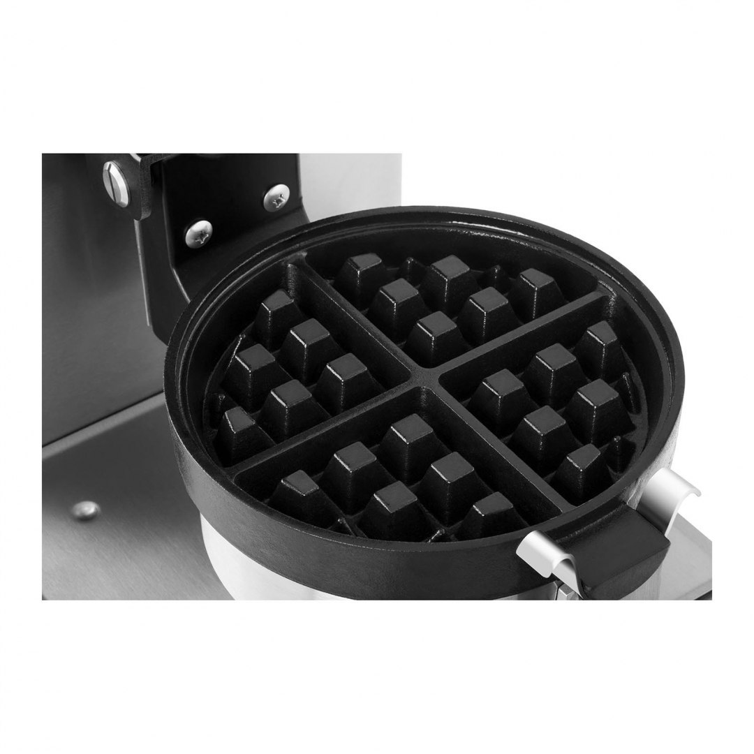 Gofrownica obrotowa do gofrów okrągłych ćwiartek śr. 18cm 1300W RCWM-1300-RE Royal Catering Gofrownica obrotowa do gofrów okrągłych ćwiartek śr. 18cm 1300W RCWM-1300-RE Royal Catering