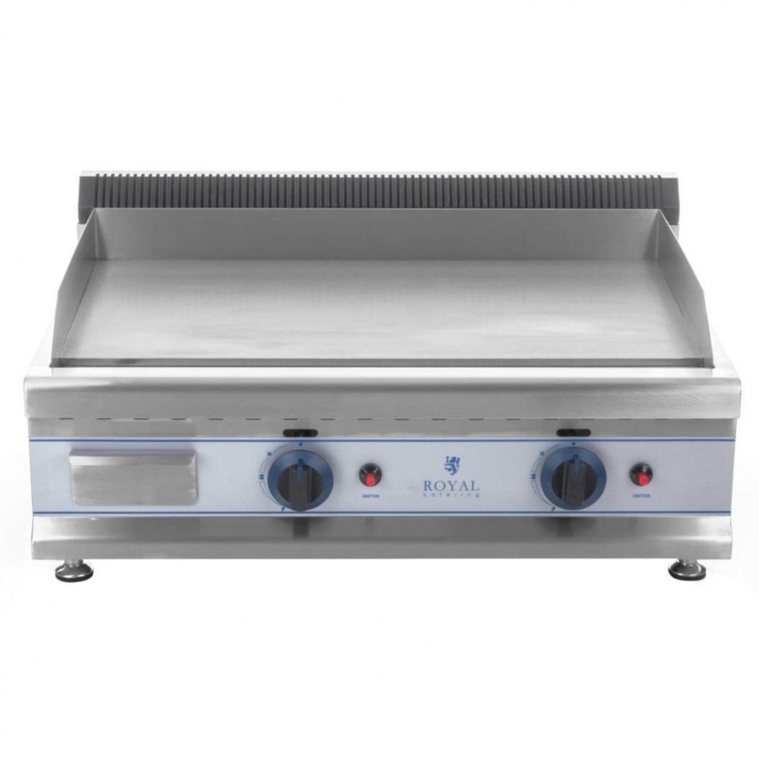 Grill podwójny gładki gazowy na gaz LPG / Propan-Butan 2 x 3000 W 30 mbar Royal Catering Grill podwójny gładki gazowy na gaz LPG / Propan-Butan 2 x 3000 W 30 mbar Royal Catering