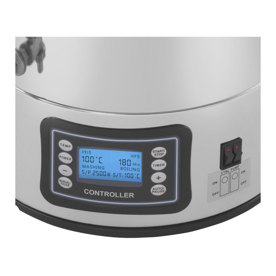 Kocioł warzelny zacierny mini browar do piwa LCD 40L 230V Royal Catering Royal Catering Kocioł warzelny zacierny mini browar do piwa LCD 40L 230V Royal Catering Royal Catering