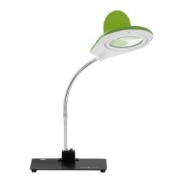 Lampka biurkowa LED bezcieniowa ze szkłem powiększającym 5x/10x - Zielona Stamos Soldering