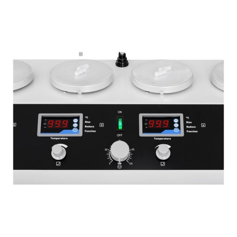 Mieszadło magnetyczne laboratoryjne 99C timer 6 stanowisk + mieszadełka Steinberg Systems Mieszadło magnetyczne laboratoryjne 99C timer 6 stanowisk + mieszadełka Steinberg Systems