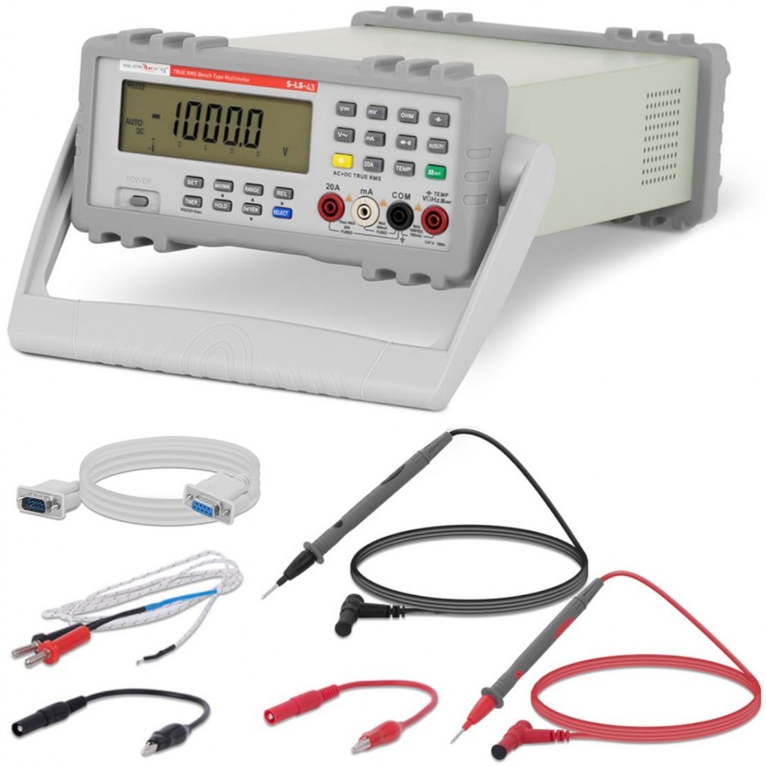 Multimetr miernik cyfrowy prądu laboratoryjny stacjonarny 50 funkcji True RMS LCD Steinberg Systems Multimetr miernik cyfrowy prądu laboratoryjny stacjonarny 50 funkcji True RMS LCD Steinberg Systems