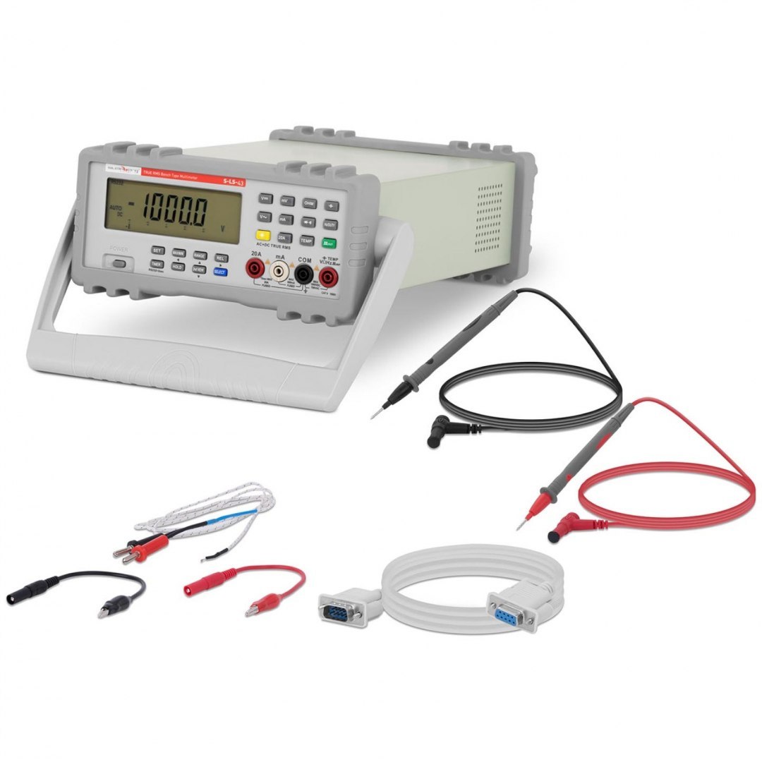Multimetr miernik cyfrowy prądu laboratoryjny stacjonarny 50 funkcji True RMS LCD Steinberg Systems Multimetr miernik cyfrowy prądu laboratoryjny stacjonarny 50 funkcji True RMS LCD Steinberg Systems