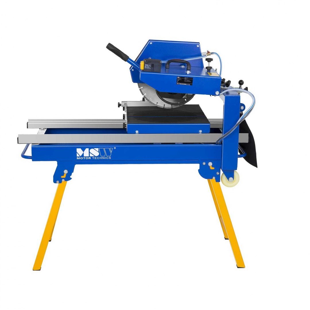 Piła stołowa do cięcia kamienia na mokro 2800 obr./min 2000W śr. 350mm MSW Piła stołowa do cięcia kamienia na mokro 2800 obr./min 2000W śr. 350mm MSW