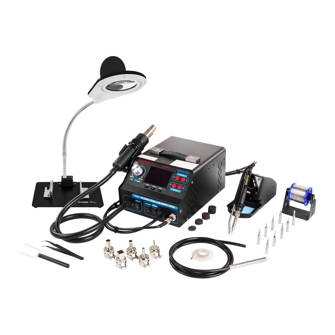 Profesjonalna stacja lutownicza Hot Air z odsysaniem dymu S-LS-6 Stamos Soldering Profesjonalna stacja lutownicza Hot Air z odsysaniem dymu S-LS-6 Stamos Soldering