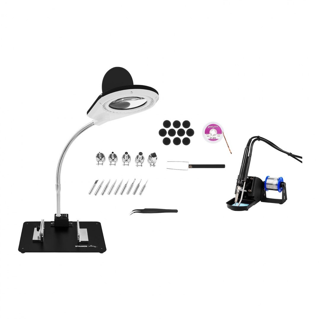 Profesjonalna stacja lutownicza Hot Air z odsysaniem dymu S-LS-6 Stamos Soldering Profesjonalna stacja lutownicza Hot Air z odsysaniem dymu S-LS-6 Stamos Soldering
