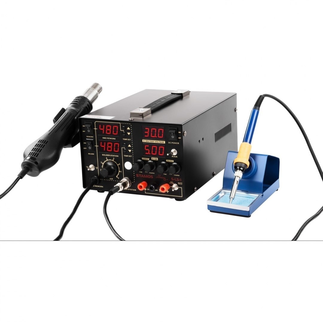 Profesjonalna stacja lutownicza Hot Air zasilacz laboratoryjny S-LS-1 Stamos Soldering Profesjonalna stacja lutownicza Hot Air zasilacz laboratoryjny S-LS-1 Stamos Soldering