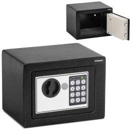 Sejf domowy elektroniczny skrytka na szyfr i klucz 23x17x17 cm Stamony