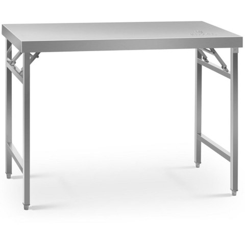 Stół ze stali nierdzewnej kuchenny składany 120 x 60 cm Royal Catering Stół ze stali nierdzewnej kuchenny składany 120 x 60 cm Royal Catering