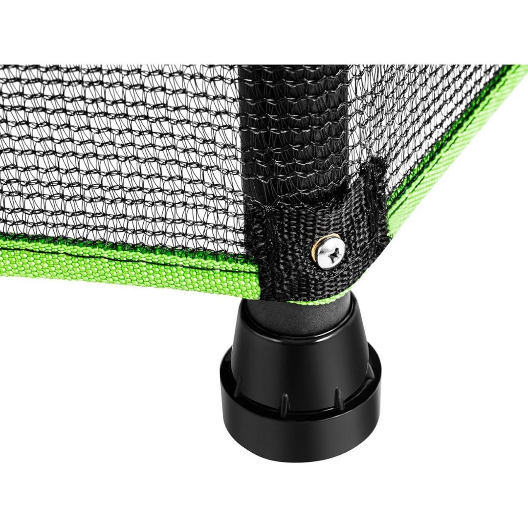 Trampolina dla dzieci z siatką zabezpieczającą do 50 kg śr. 140 cm zielona UNIPRODO Trampolina dla dzieci z siatką zabezpieczającą do 50 kg śr. 140 cm zielona UNIPRODO