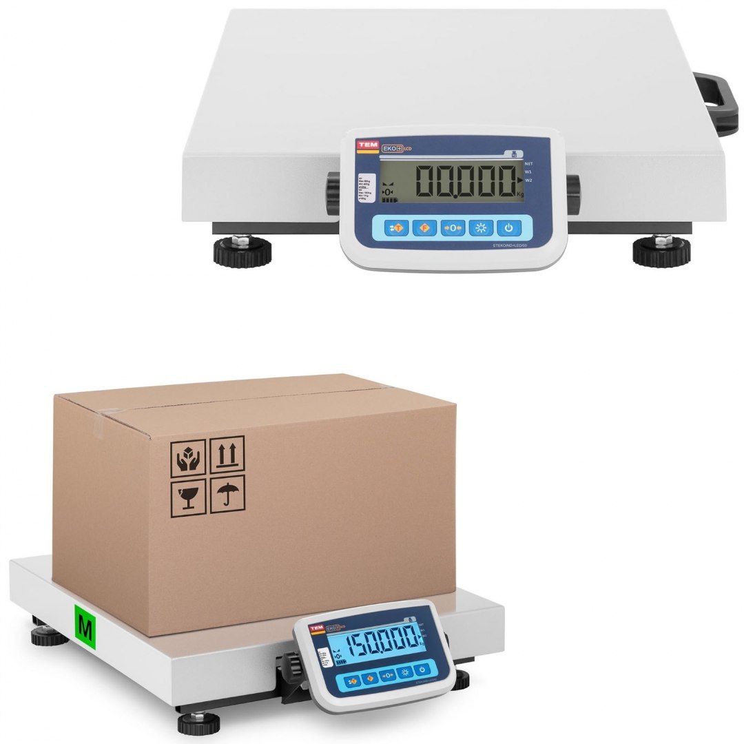 Waga magazynowa paczkowa 150 kg / 50 g LCD M LEGALIZACJA TEM Waga magazynowa paczkowa 150 kg / 50 g LCD M LEGALIZACJA TEM