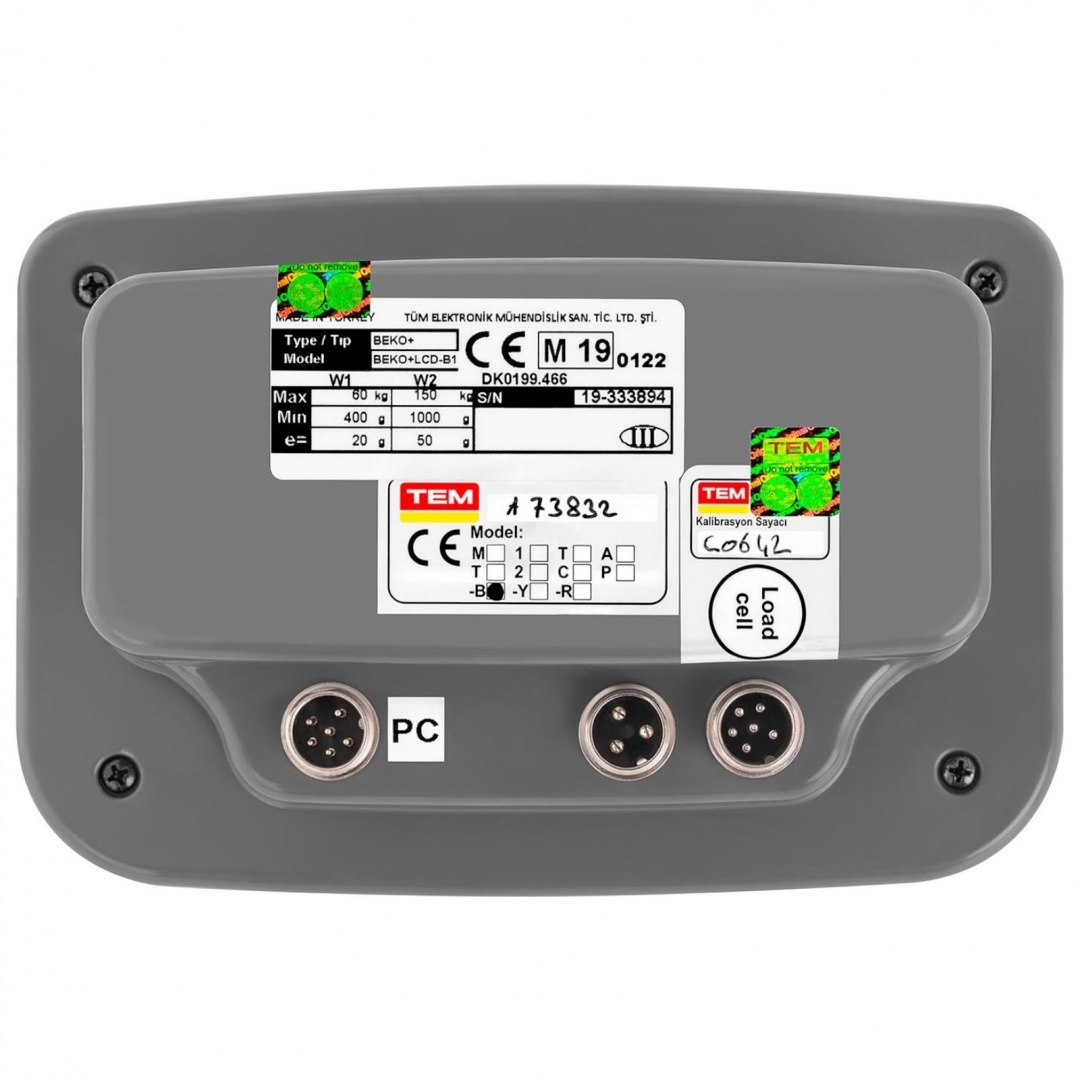 Waga magazynowa paczkowa 150 kg / 50 g LCD M LEGALIZACJA TEM Waga magazynowa paczkowa 150 kg / 50 g LCD M LEGALIZACJA TEM