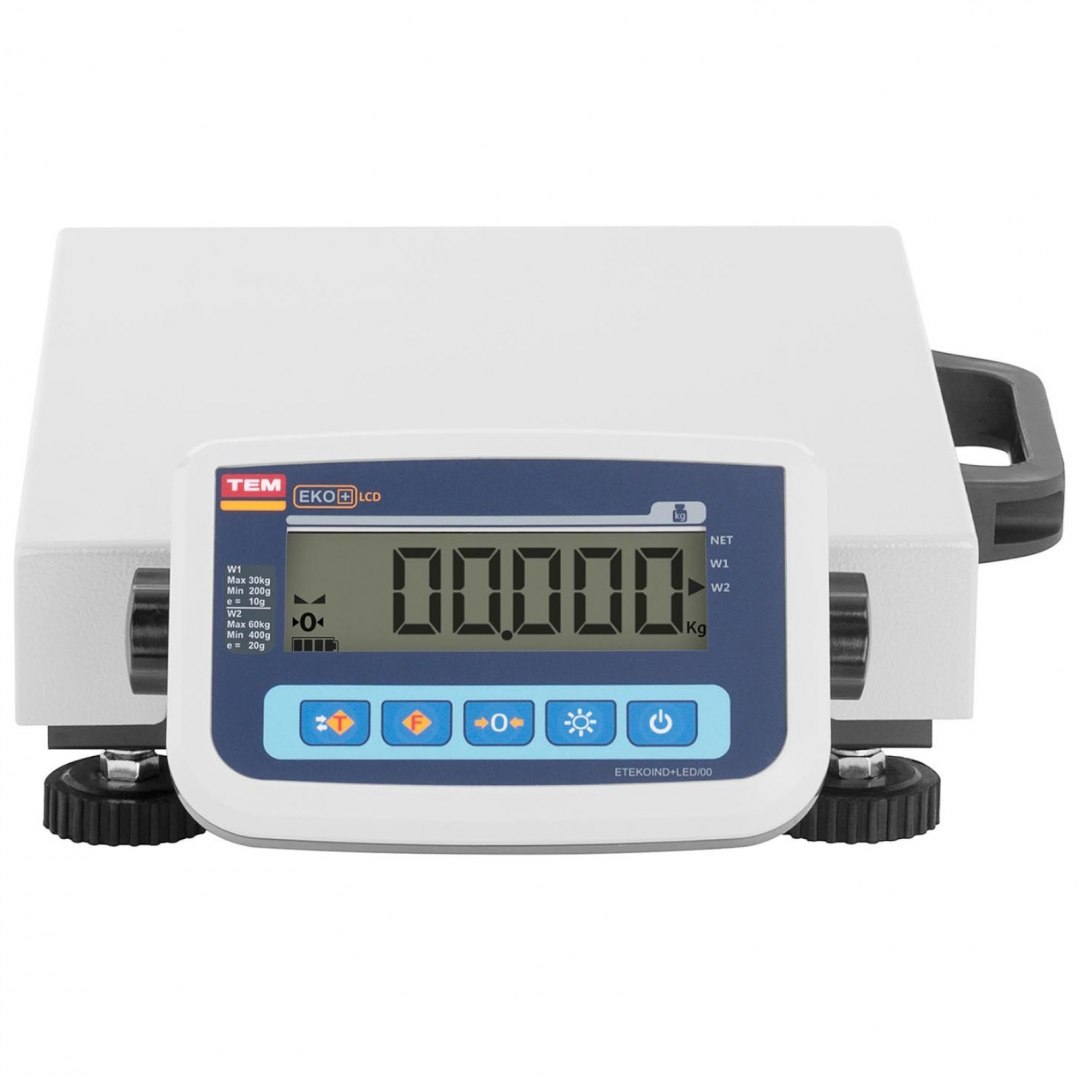 Waga pocztowa do paczek i listów 60 kg / 20 g LCD M LEGALIZACJA TEM Waga pocztowa do paczek i listów 60 kg / 20 g LCD M LEGALIZACJA TEM