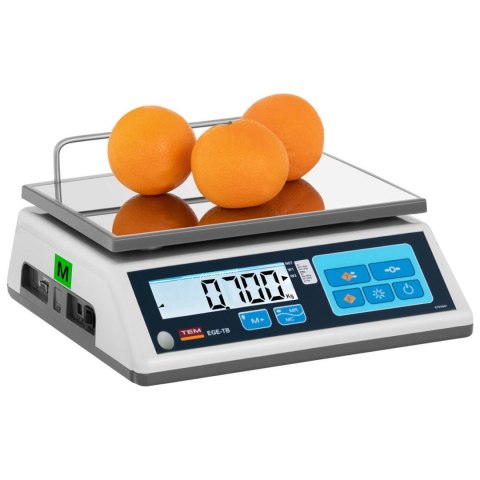 Waga sklepowa handlowa 30 kg / 10 g LCD M LEGALIZACJA TEM Waga sklepowa handlowa 30 kg / 10 g LCD M LEGALIZACJA TEM