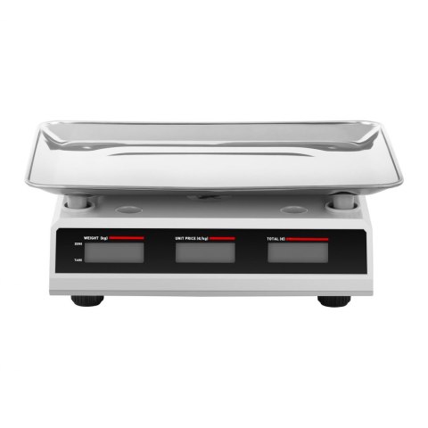 Waga spożywcza sklepowa licząca z pamięcią i funkcją liczenia sztuk SBS-PW-301CB 30kg / 1g Steinberg Systems Waga spożywcza sklepowa licząca z pamięcią i funkcją liczenia sztuk SBS-PW-301CB 30kg / 1g Steinberg Systems