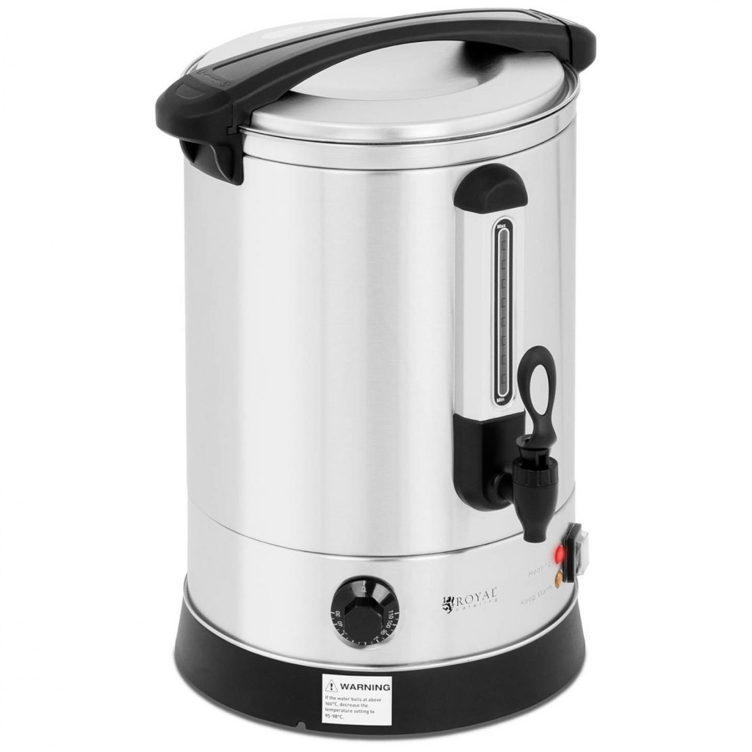 Warnik podgrzewacz do wody grzańca podwójne ścianki stalowy 14.5L 2500 W Royal Catering Warnik podgrzewacz do wody grzańca podwójne ścianki stalowy 14.5L 2500 W Royal Catering