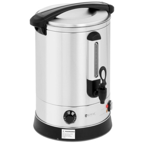 Warnik podgrzewacz do wody grzańca podwójne ścianki stalowy 14.5L 2500 W Royal Catering Warnik podgrzewacz do wody grzańca podwójne ścianki stalowy 14.5L 2500 W Royal Catering