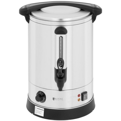 Warnik podgrzewacz do wody grzańca podwójne ścianki stalowy 14.5L 2500 W Royal Catering Warnik podgrzewacz do wody grzańca podwójne ścianki stalowy 14.5L 2500 W Royal Catering