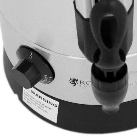 Warnik podgrzewacz do wody grzańca podwójne ścianki stalowy 8.7L 1500 W Royal Catering Warnik podgrzewacz do wody grzańca podwójne ścianki stalowy 8.7L 1500 W Royal Catering