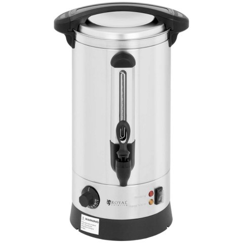 Warnik podgrzewacz do wody grzańca podwójne ścianki stalowy 8.7L 1500 W Royal Catering Warnik podgrzewacz do wody grzańca podwójne ścianki stalowy 8.7L 1500 W Royal Catering