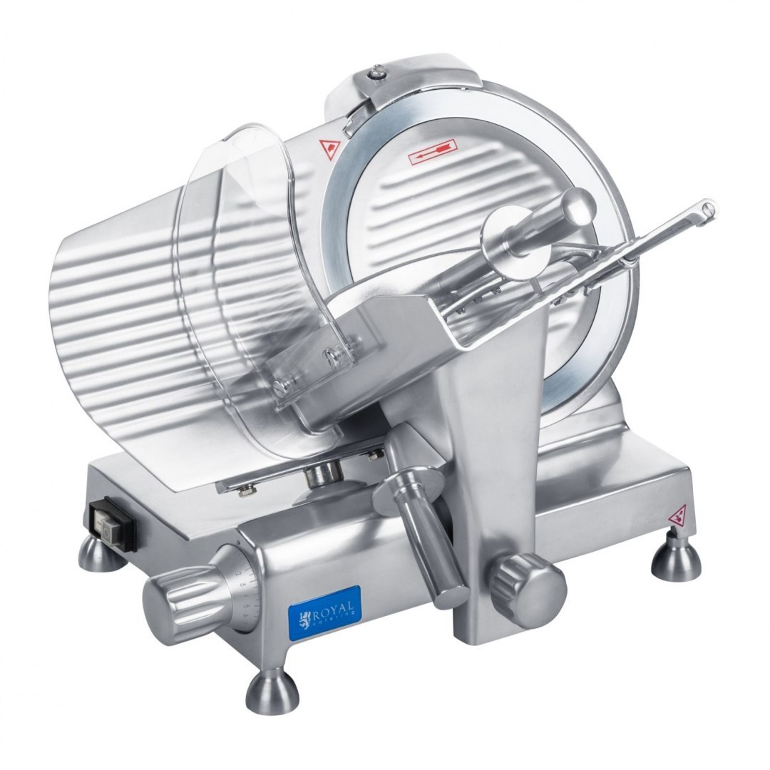 Krajalnica elektryczna do wędlin i sera EXPERT 250mm Royal Catering Krajalnica elektryczna do wędlin i sera EXPERT 250mm Royal Catering