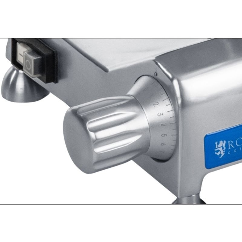 Krajalnica elektryczna do wędlin i sera EXPERT 250mm Royal Catering Krajalnica elektryczna do wędlin i sera EXPERT 250mm Royal Catering
