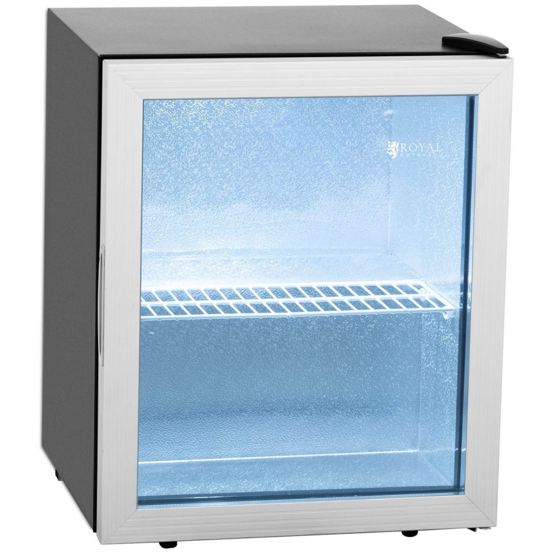 Lodówka na napoje witryna chłodnicza stal 54 l czarna Royal Catering Lodówka na napoje witryna chłodnicza stal 54 l czarna Royal Catering