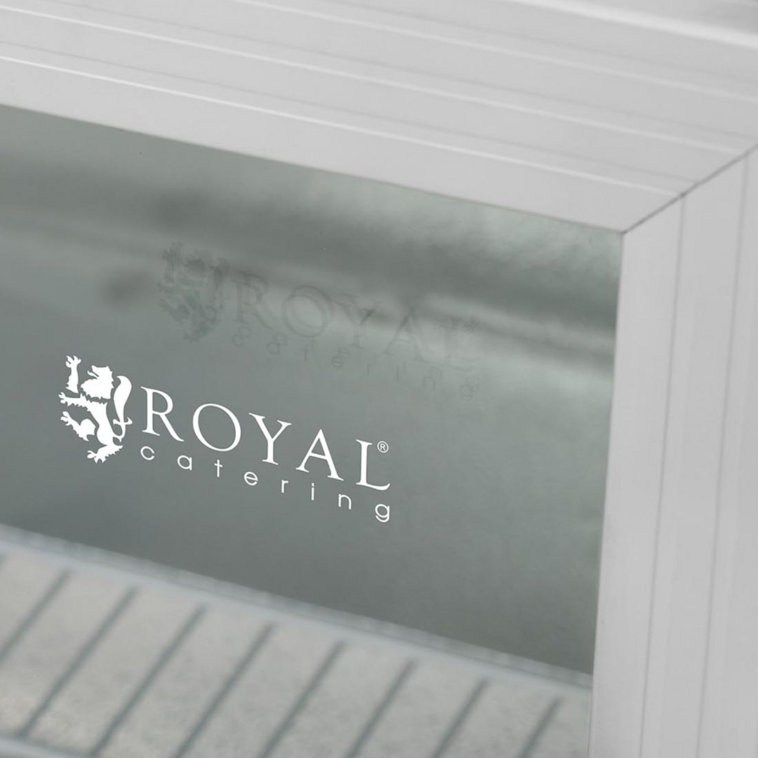Lodówka na napoje witryna chłodnicza stal 54 l czarna Royal Catering Lodówka na napoje witryna chłodnicza stal 54 l czarna Royal Catering