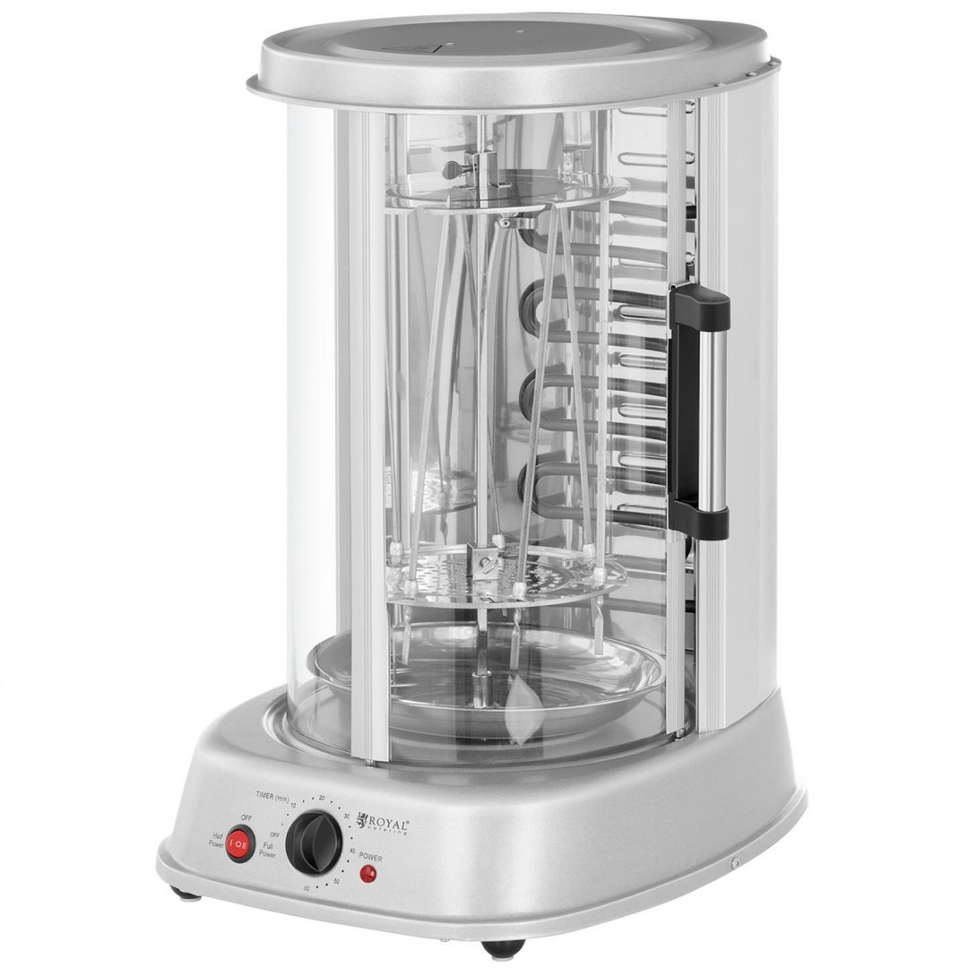 MINI opiekacz grill do kebaba gyrosa warzyw pionowy 3w1 1800W Royal Catering RCGV-1800-1 Royal Catering MINI opiekacz grill do kebaba gyrosa warzyw pionowy 3w1 1800W Royal Catering RCGV-1800-1 Royal Catering