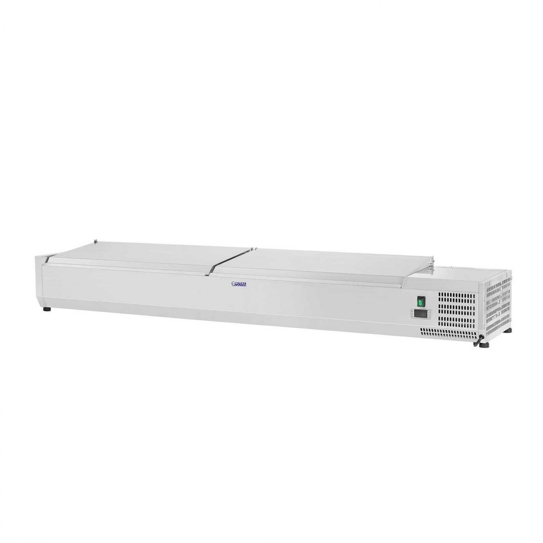 Nadstawa chłodnicza ze stalową pokrywą 9x GN1/3 200cm Royal Catering Nadstawa chłodnicza ze stalową pokrywą 9x GN1/3 200cm Royal Catering
