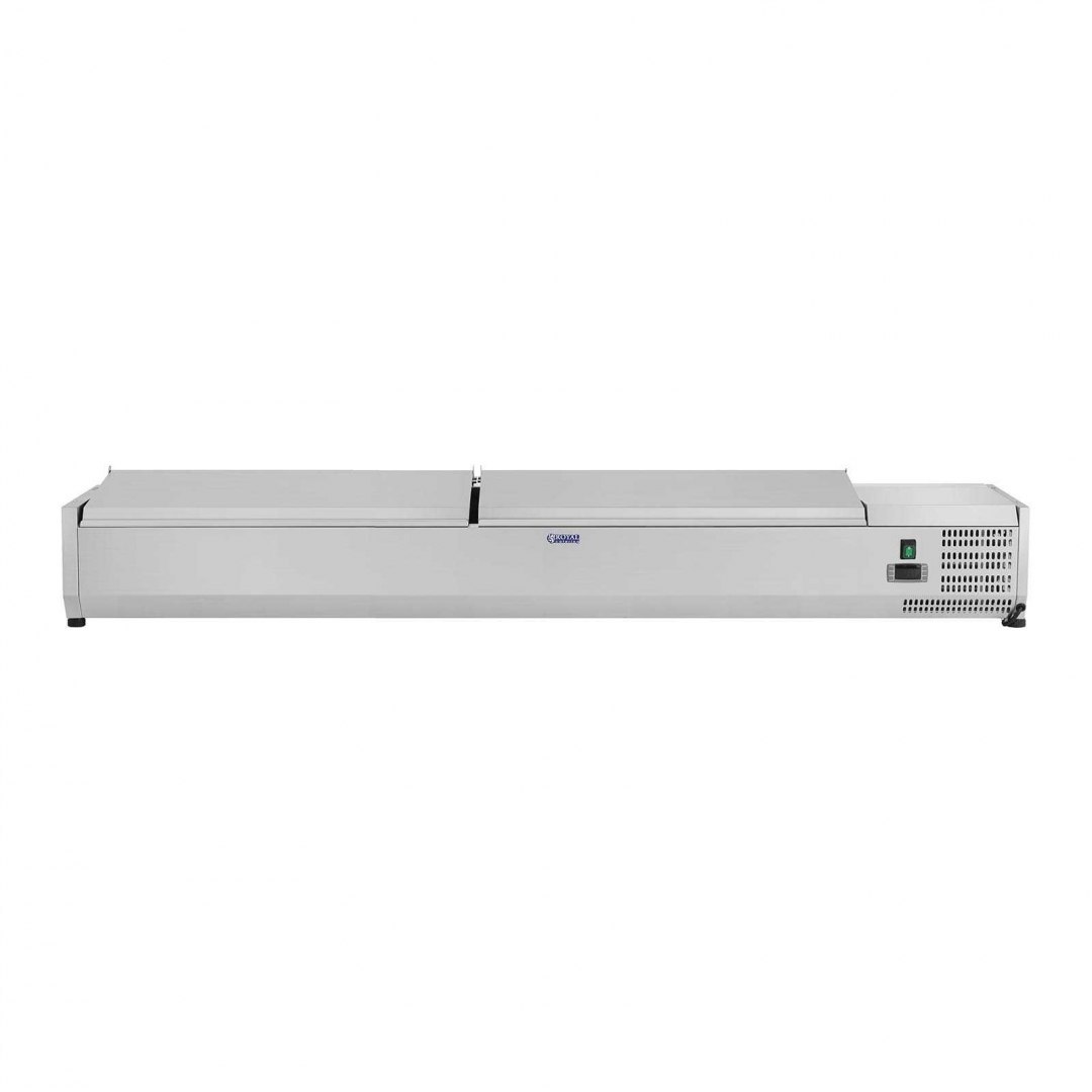 Nadstawa chłodnicza ze stalową pokrywą 9x GN1/3 200cm Royal Catering Nadstawa chłodnicza ze stalową pokrywą 9x GN1/3 200cm Royal Catering