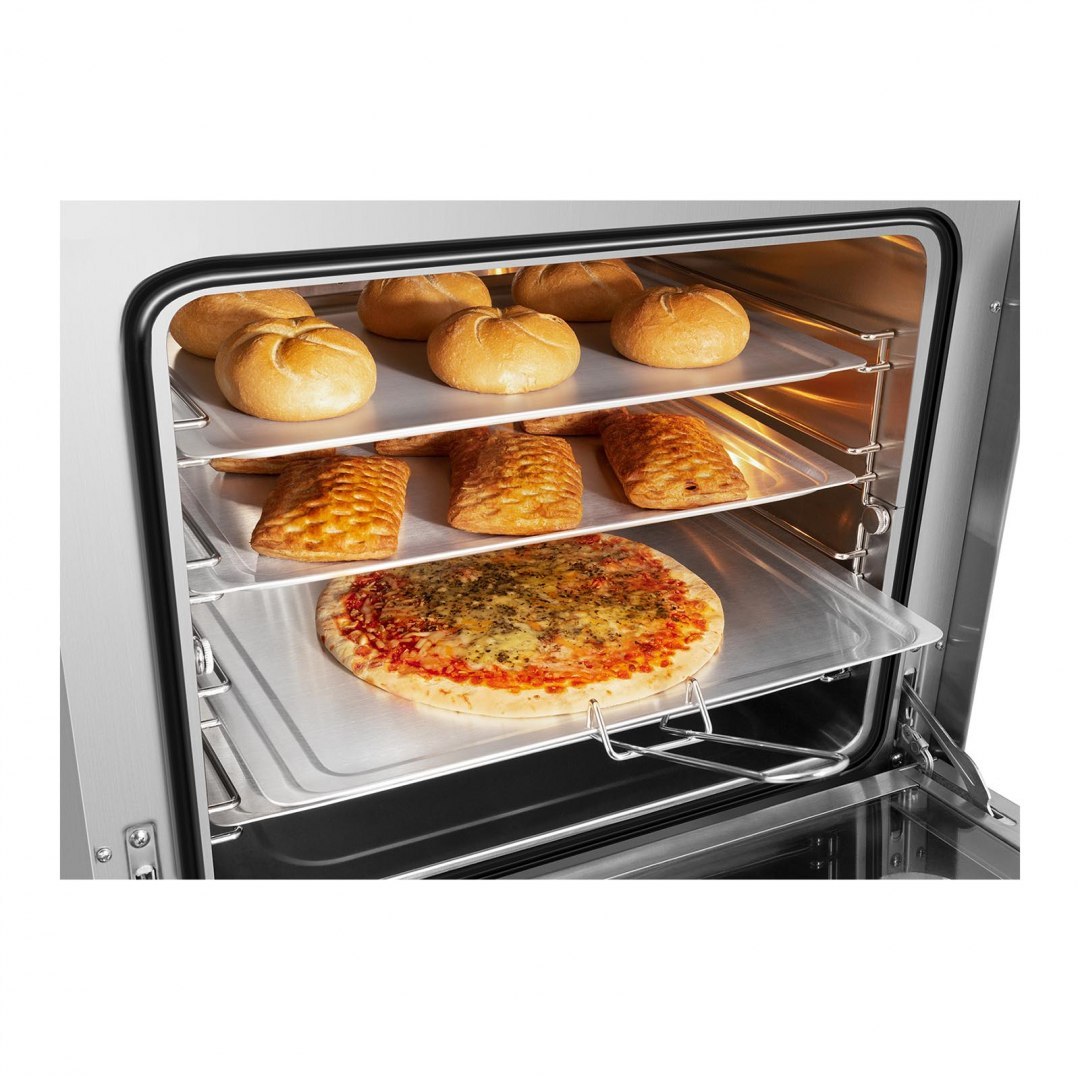 Piec piekarnik konwekcyjny 4-poziomowy 2400 W + 4 x Tacka Royal Catering Piec piekarnik konwekcyjny 4-poziomowy 2400 W + 4 x Tacka Royal Catering
