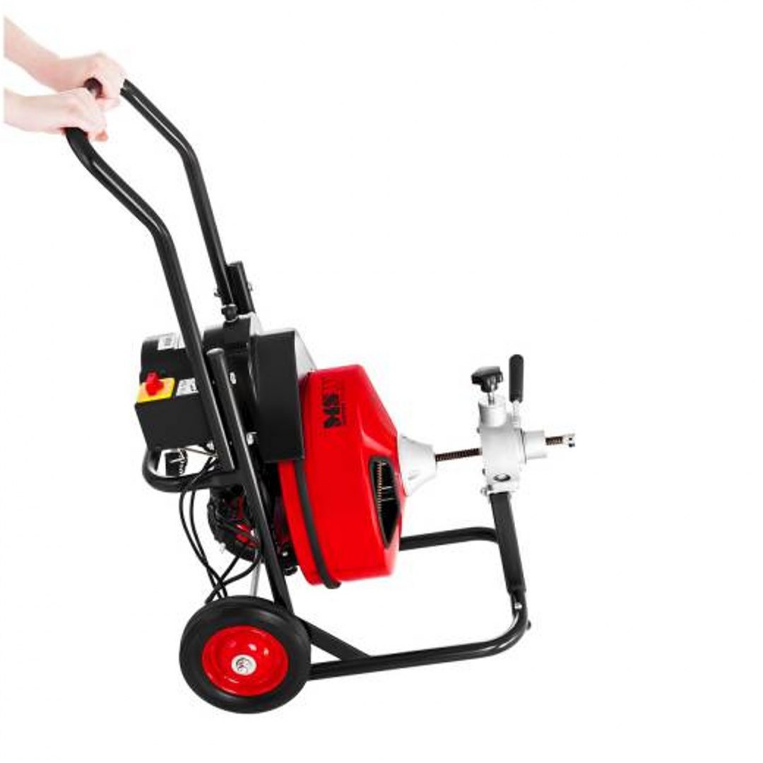 Przepychacz udrażniacz spirala do rur elektryczna 390W 23m MSW-DRAIN CLEAN 23E + głowice MSW Przepychacz udrażniacz spirala do rur elektryczna 390W 23m MSW-DRAIN CLEAN 23E + głowice MSW